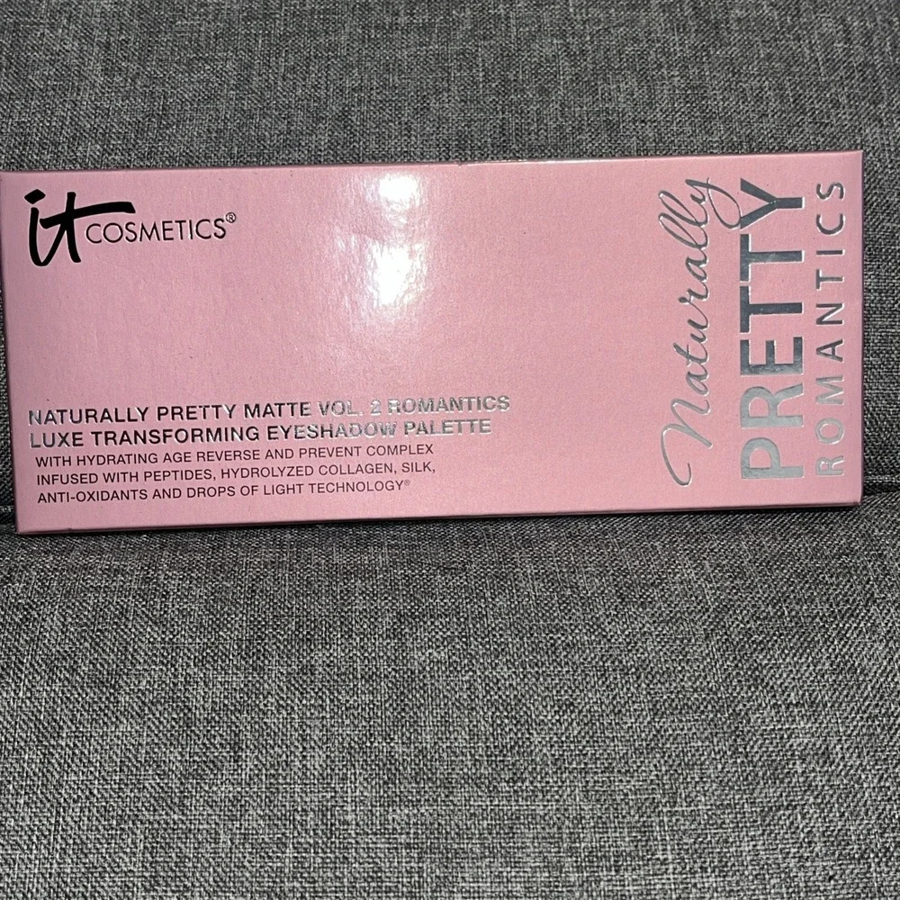 IT COSMETICS NATURALLY PRETTY MATTE VOL  2 TRANSFORMING 15 EYESHADOW PALETTE